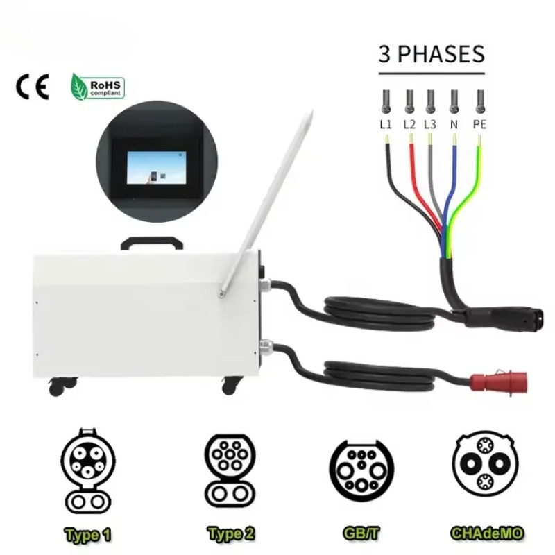20KW-40KW Portable Charging Pi - đánh giá và giá Portable Dc Fast Charger 20Kw Ccs2