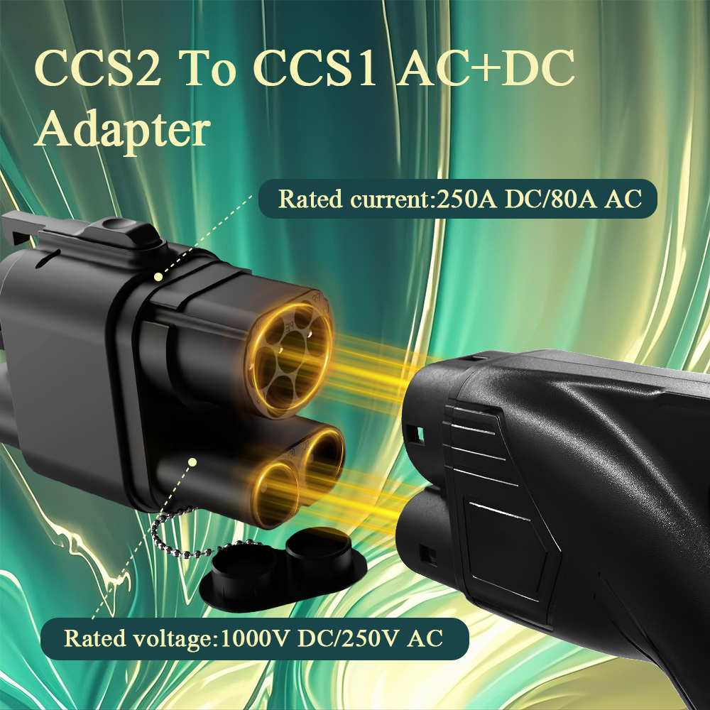 Kolanky 250KW DC+AC From CCS2  - đánh giá và giá Ccs2 To Ccs1 Fast Charge Adapter 250Kw