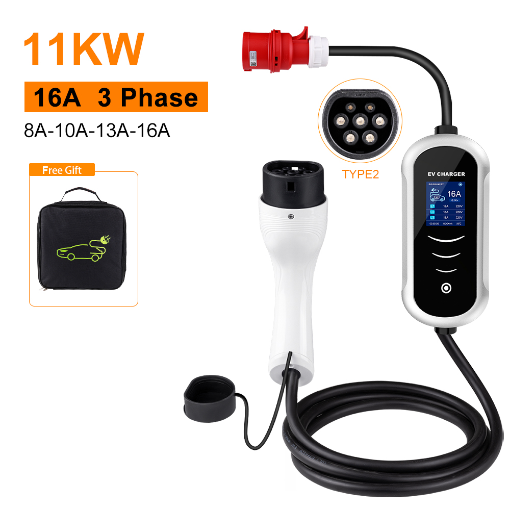 IPENGEN Type 2 Portable EV Cha - đánh giá và giá Portable Ev Charger 32A Type 2 Cee Plug