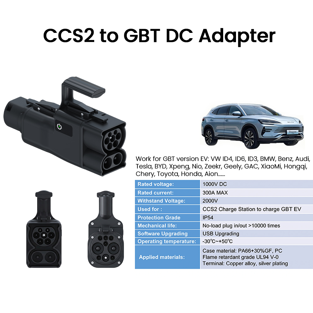 NTO CCS2 to GB/T EV Adapter EV - đánh giá và giá Gb/T To Ccs2 200A Fast Charging Adapter