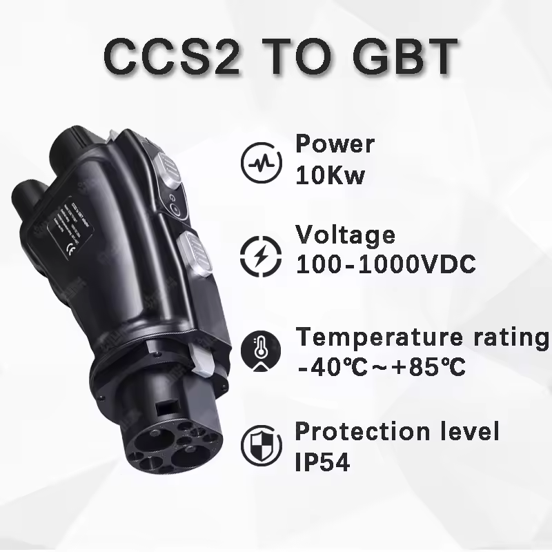 EV DC Charger 200A 250A 1000V  - đánh giá và giá Gb/T To Ccs2 200A Fast Charging Adapter
