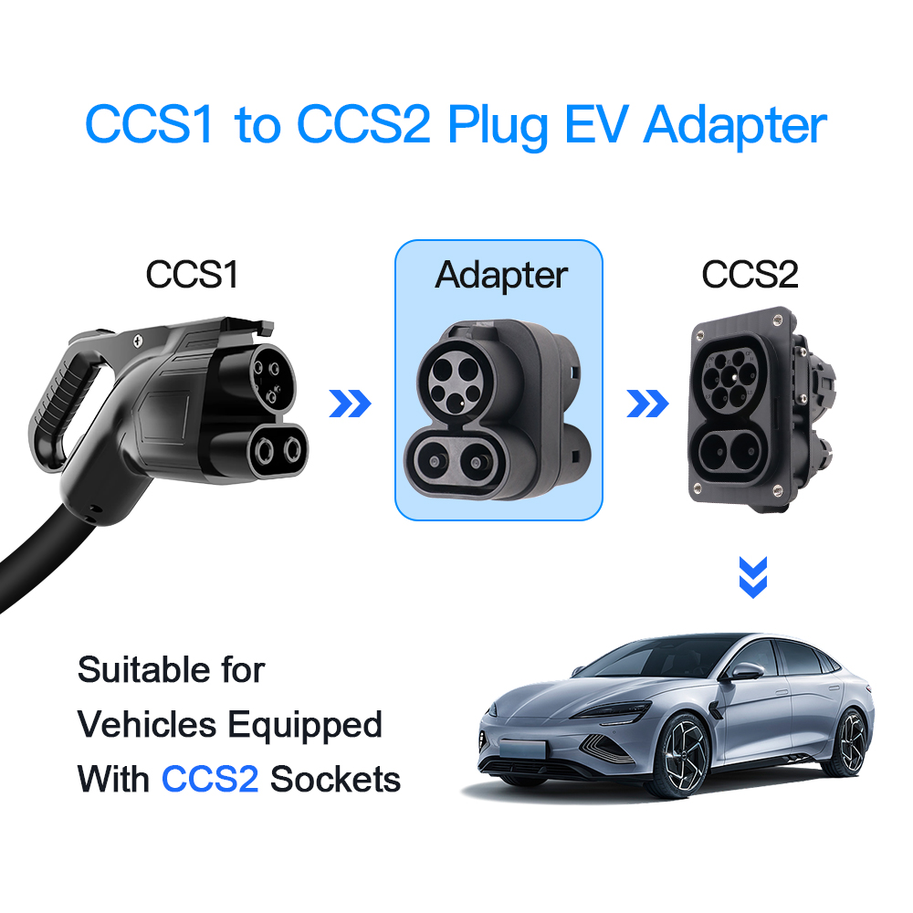 CCS1 to CCS2 EV Charger Adapte - đánh giá và giá Ccs2 To Ccs1 Fast Charge Adapter 250Kw